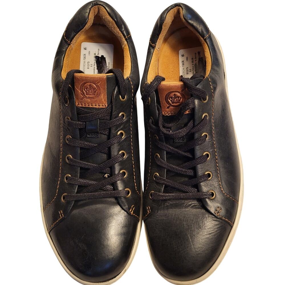 NEW Born Ashram II sneakers in black leather Men's size 9.5